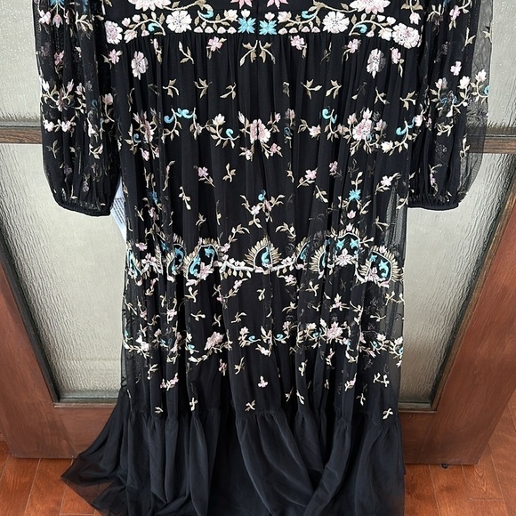 Mac Duggal EMBROIDERED BLOUSON SLEEVE GOWN size 6 $798 Anthropologie - Picture 13 of 15